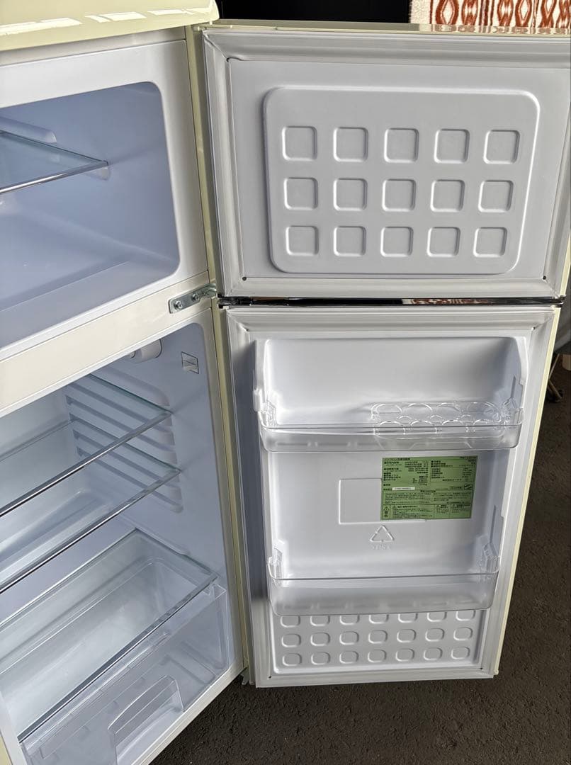 オーヤマ中古冷凍冷蔵庫114L2024年製 形名PRR-122D-W