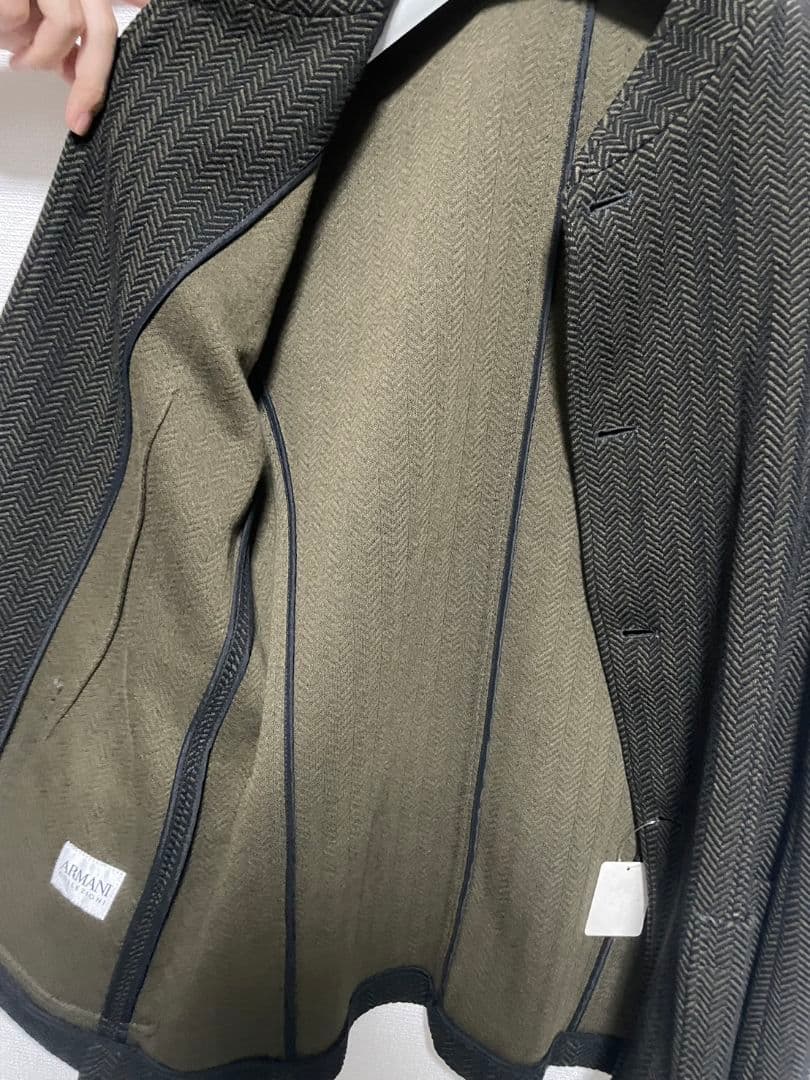ARMANI　COLLEZIONI ノーカラー ジャケット