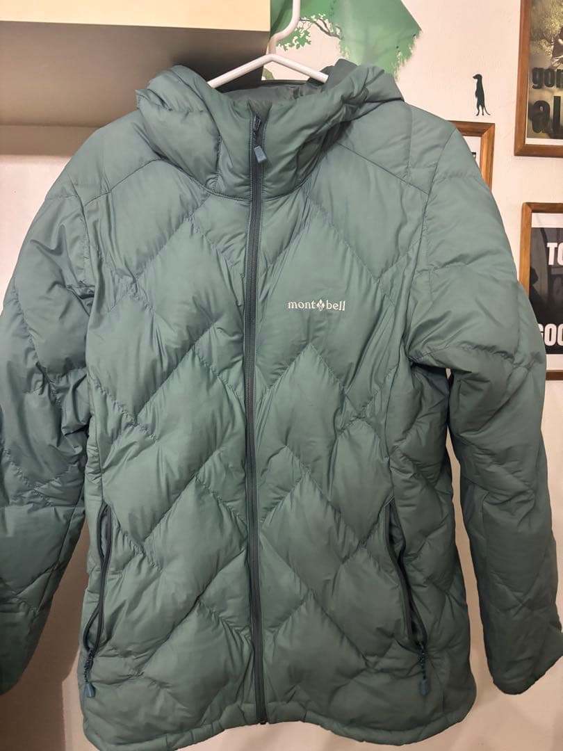 mont-bell ネージュダウンジャケット水色
