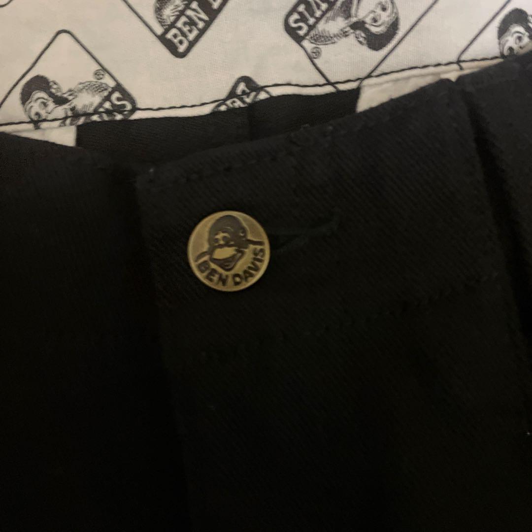 BEN DAVIS ワークパンツ 黒　extrawide