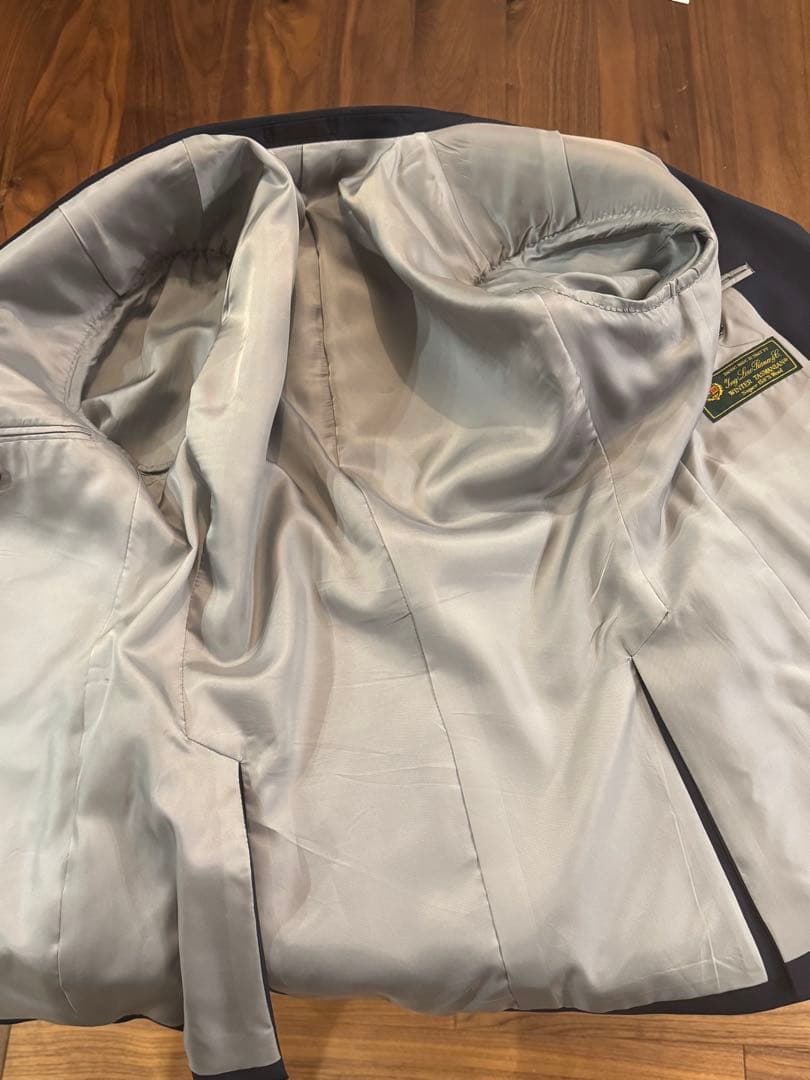 ロロピアーナ　super150s オーダースーツ　ネイビー