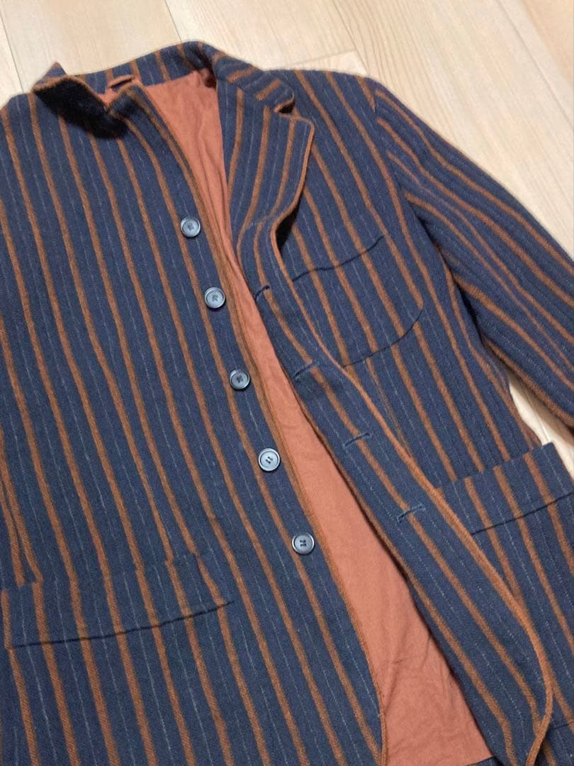 ロメオジリ gigli ストライプウールジャケット