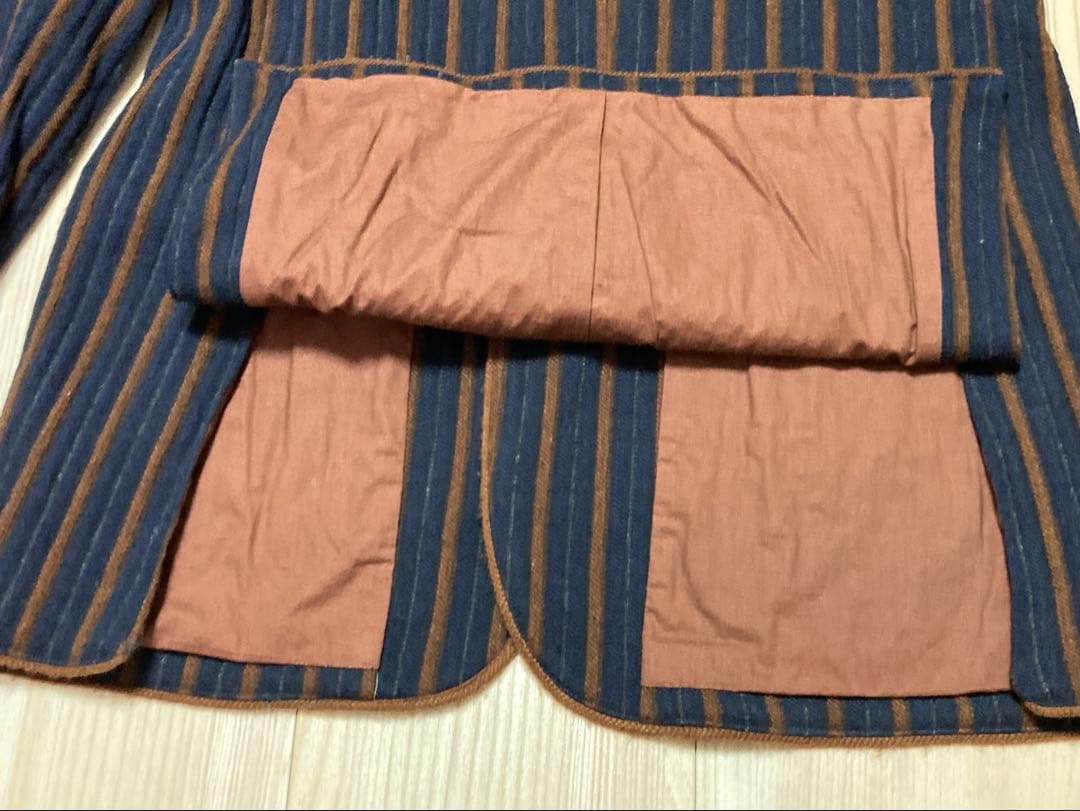 ロメオジリ gigli ストライプウールジャケット