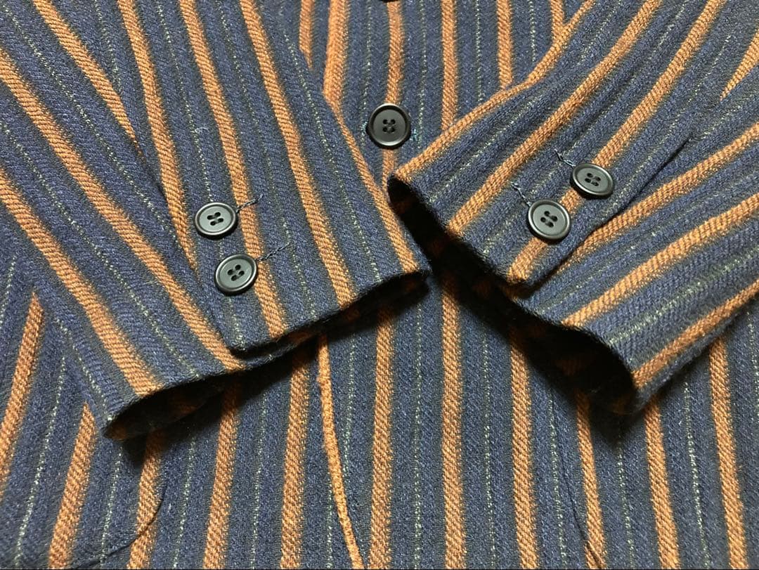 ロメオジリ gigli ストライプウールジャケット