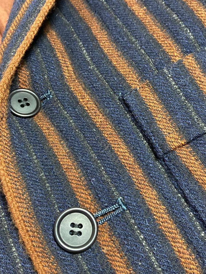 ロメオジリ gigli ストライプウールジャケット