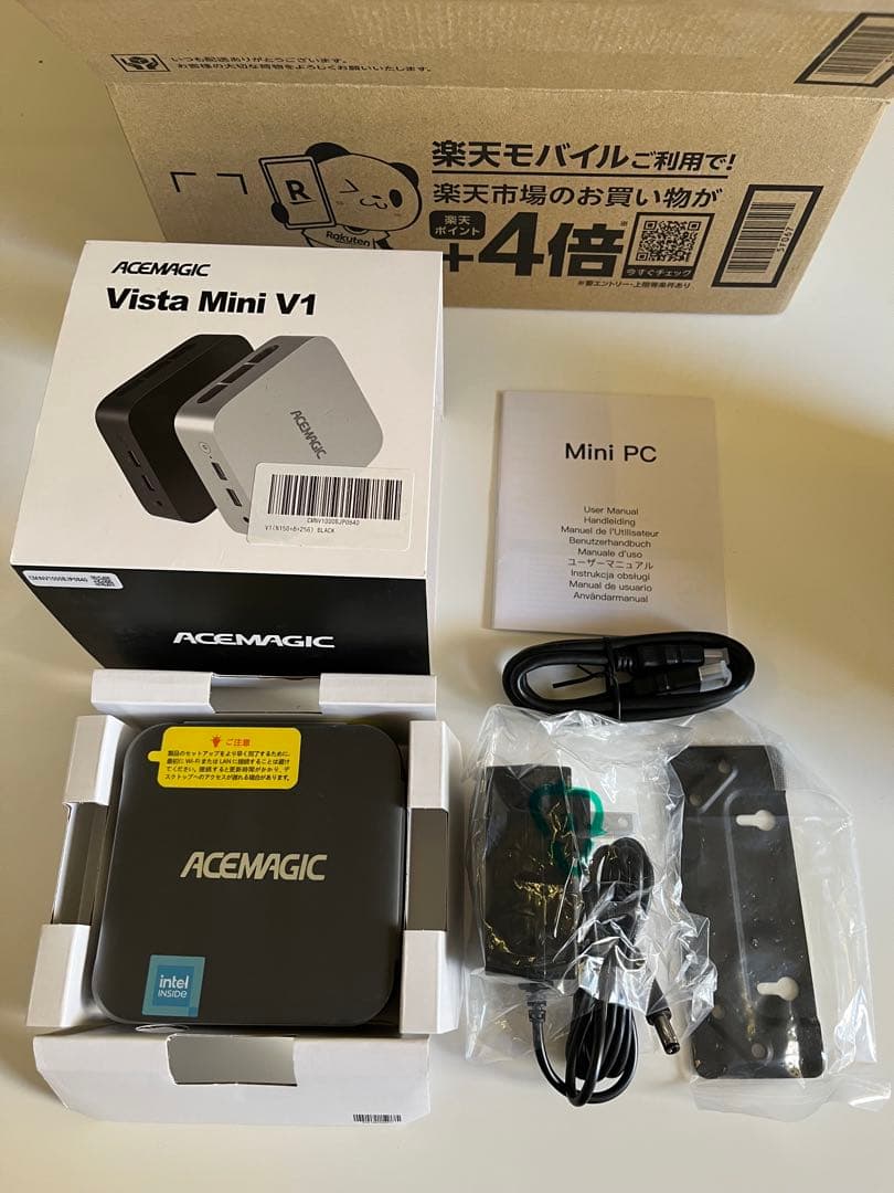 ACEMAGIC Vista Mini V1 ミニPC ブラック(黒)