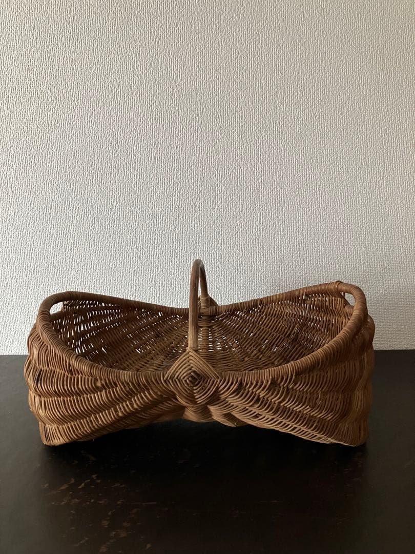 フランスアンティーク　パニエ　カゴ　バスケット