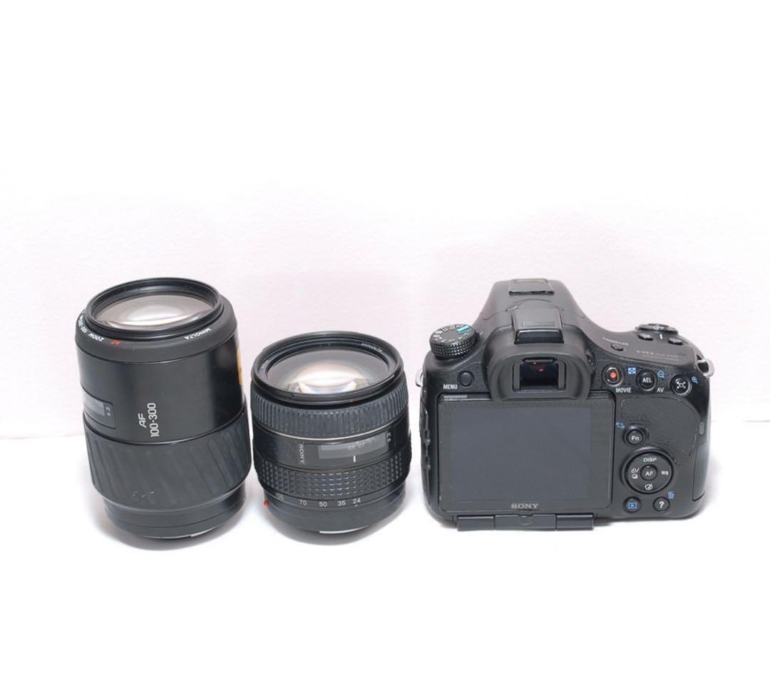 ✨初心者におすすめ✨SONY α65✨超望遠レンズ付き✨ダブルレンズ✨ソニー