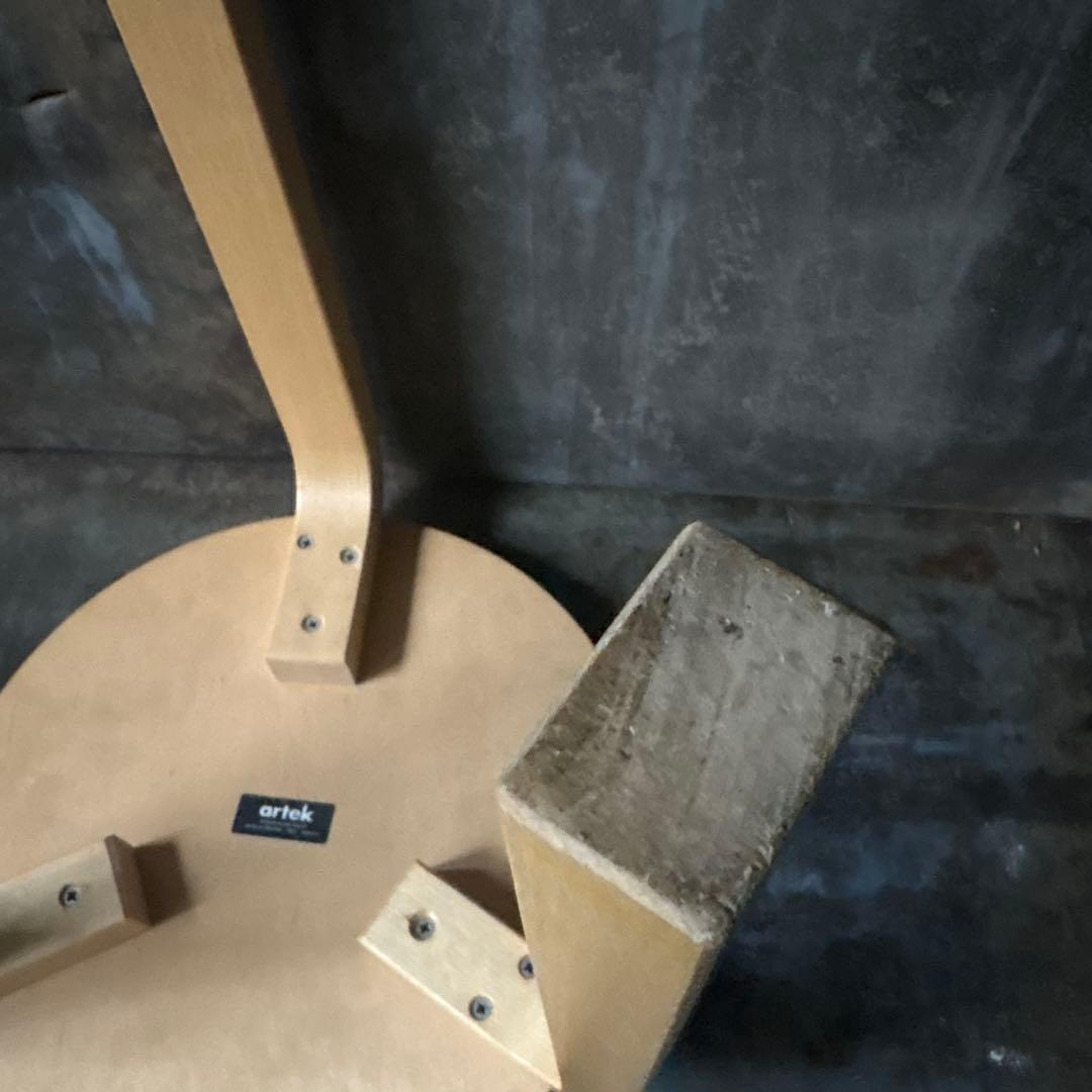ARTEK STOOL 60 アルヴァ・アアルト3本脚スツール2014年製バーチ
