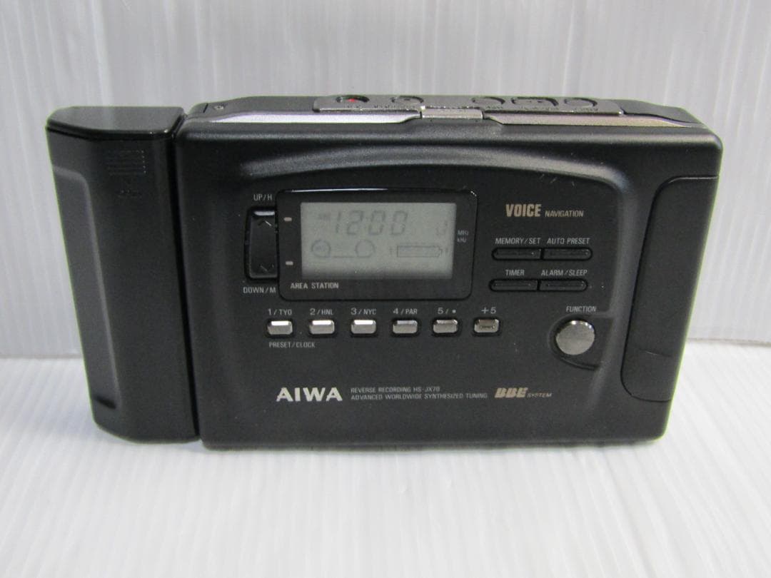 B0645 AIWA HS-JX70 ポータブルカセットプレーヤー ジャンク