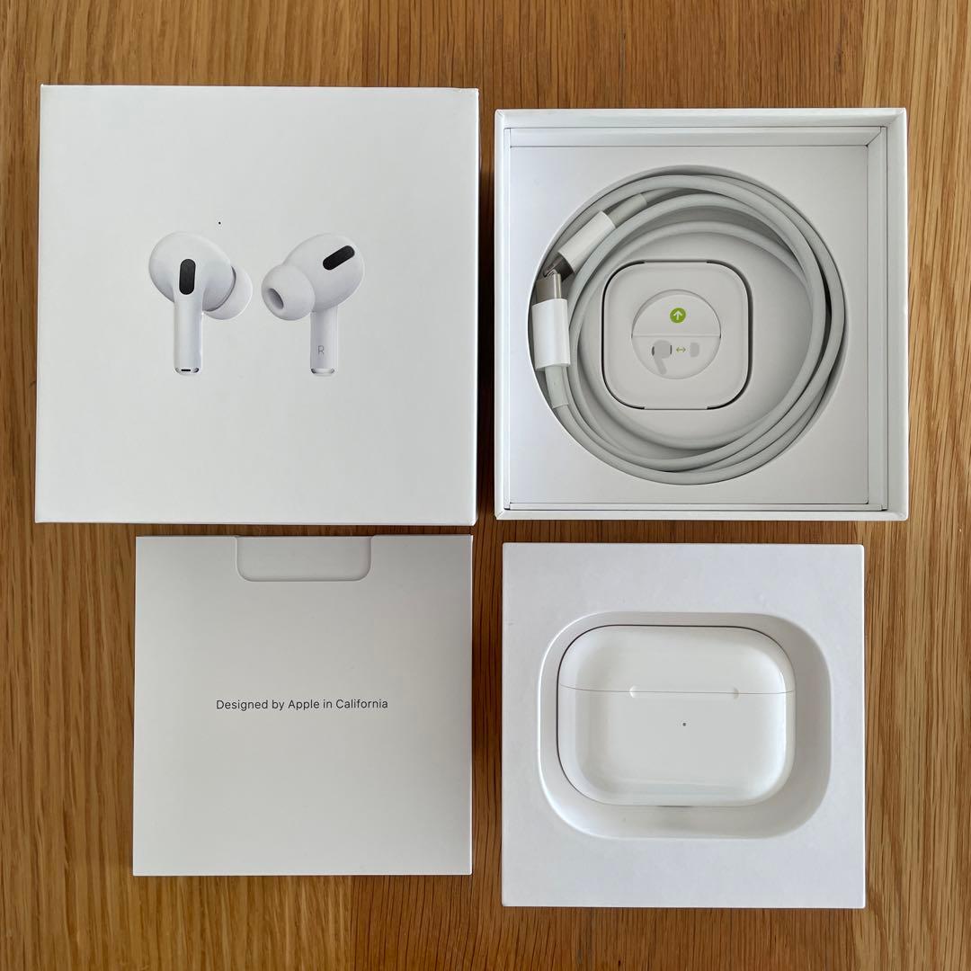 【美品】AirPods Pro ワイヤレス充電ケース付き