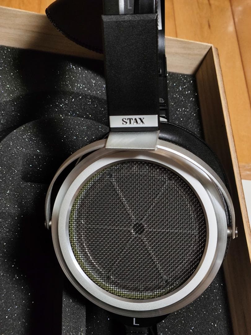 STAX SR-009 静電型ヘッドホン 美品 箱付き