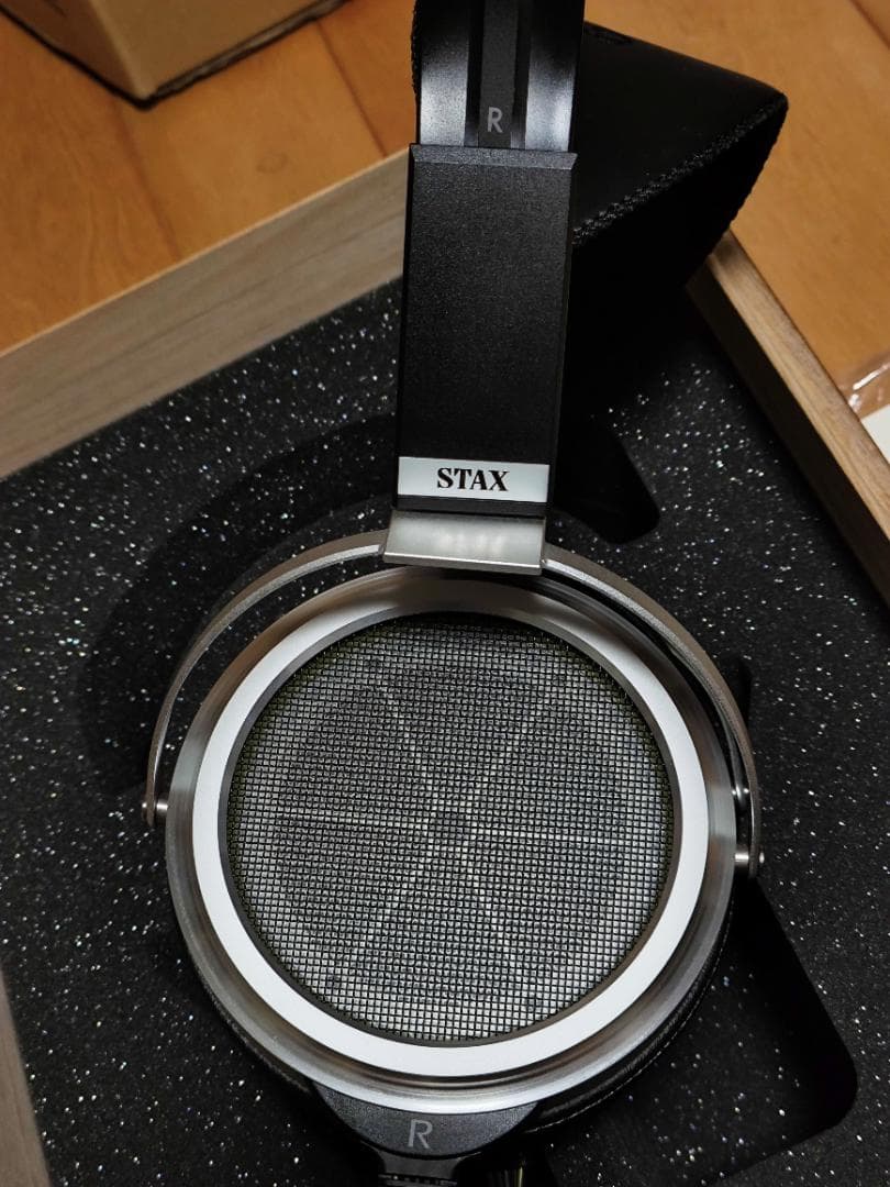 STAX SR-009 静電型ヘッドホン 美品 箱付き