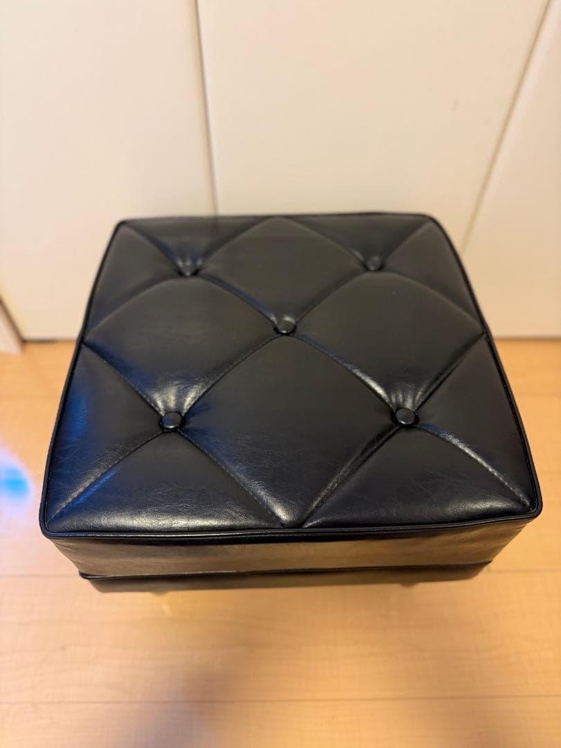 カリモク60 オットマン ブラック 黒 検) kチェア 椅子 ロビーチェア