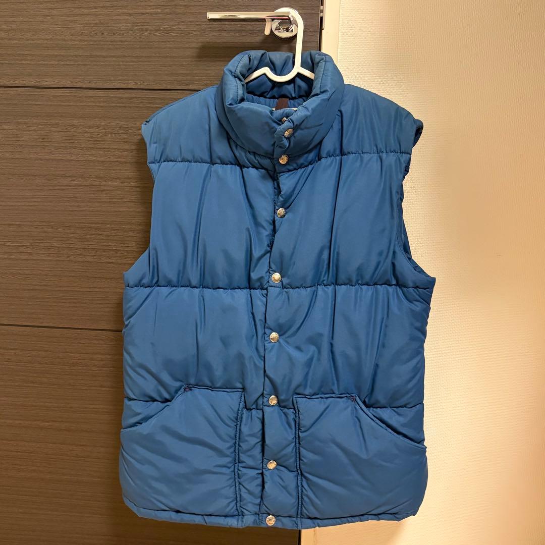 North Face 70s ダウンベスト ノースフェイス 茶タグ ビンテージ