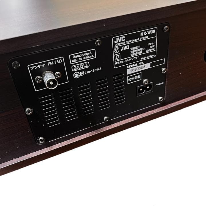 【未使用品】2024年製 JVC NX-W30 コンパクトコンポ