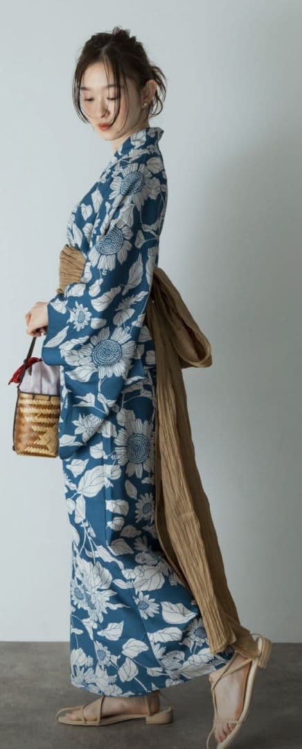 レディース　浴衣　セパレート　兵児帯