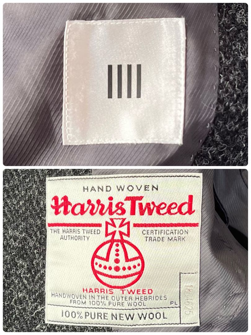 【美品】スーツセレクト　ハリスツイード　セットアップ　スーツ