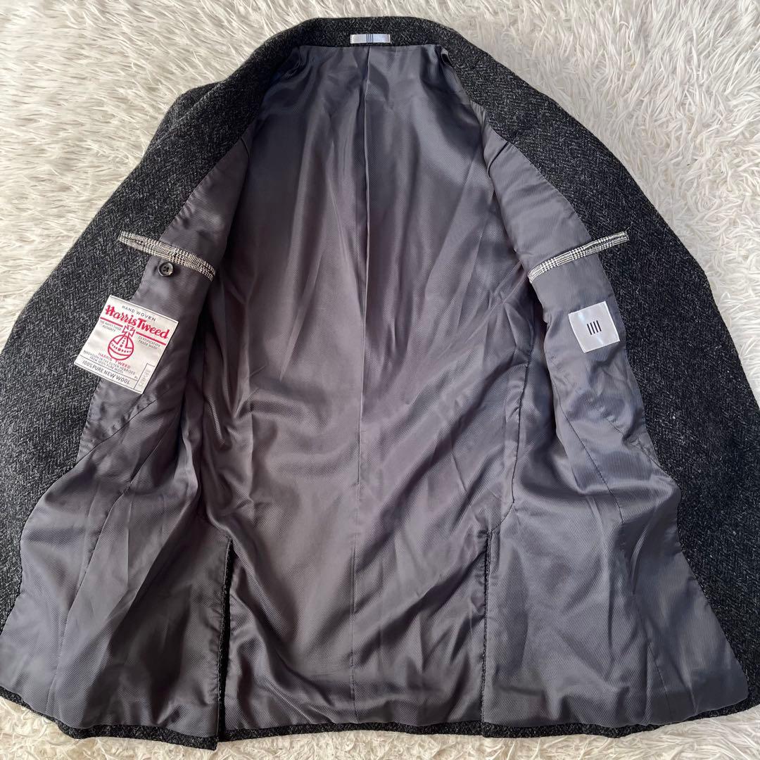 【美品】スーツセレクト　ハリスツイード　セットアップ　スーツ