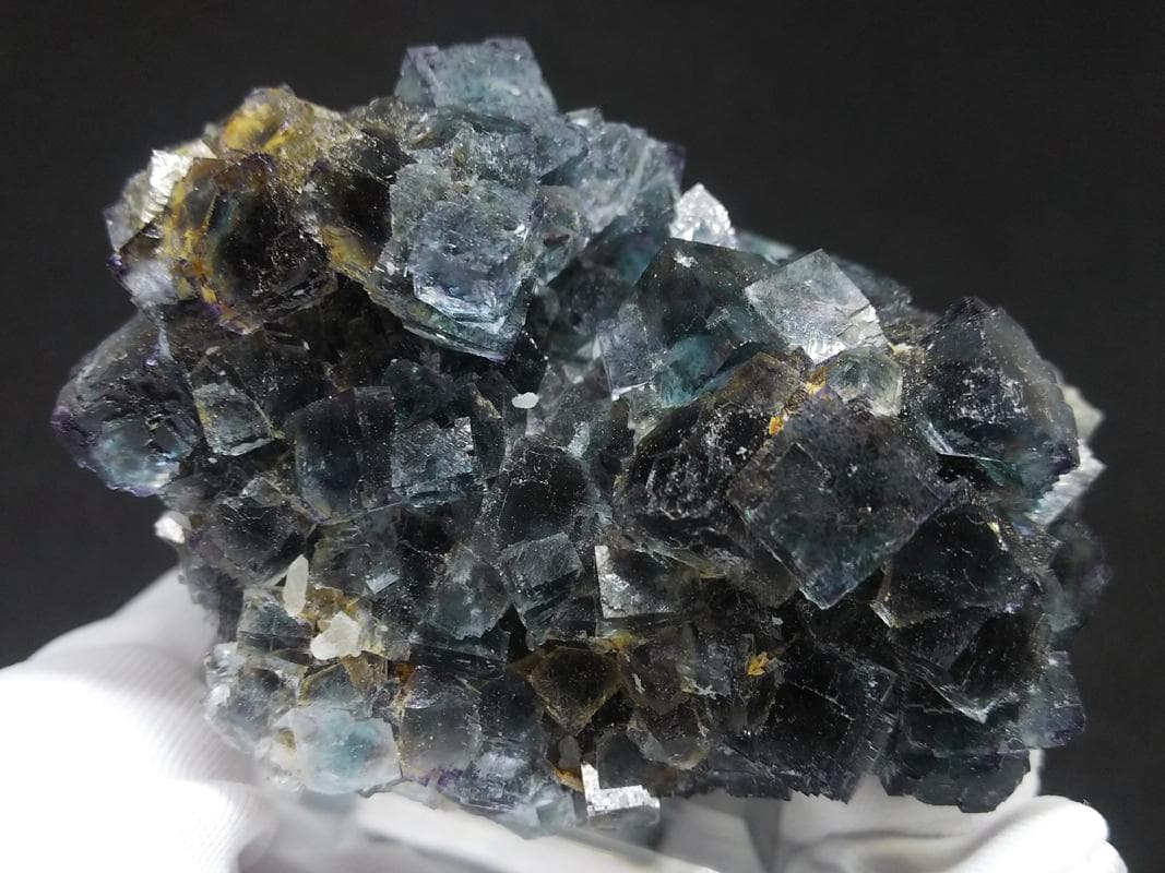 481 オコルス鉱山 フローライト クォーツ ブルーグリーン パープル