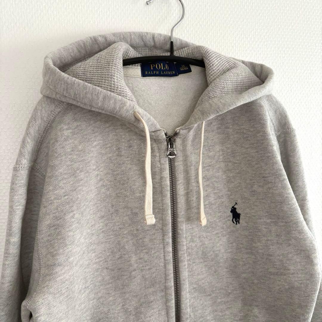 ポロラルフローレン フルジップ スウェット フード パーカー 裏起毛 ポニー刺繍