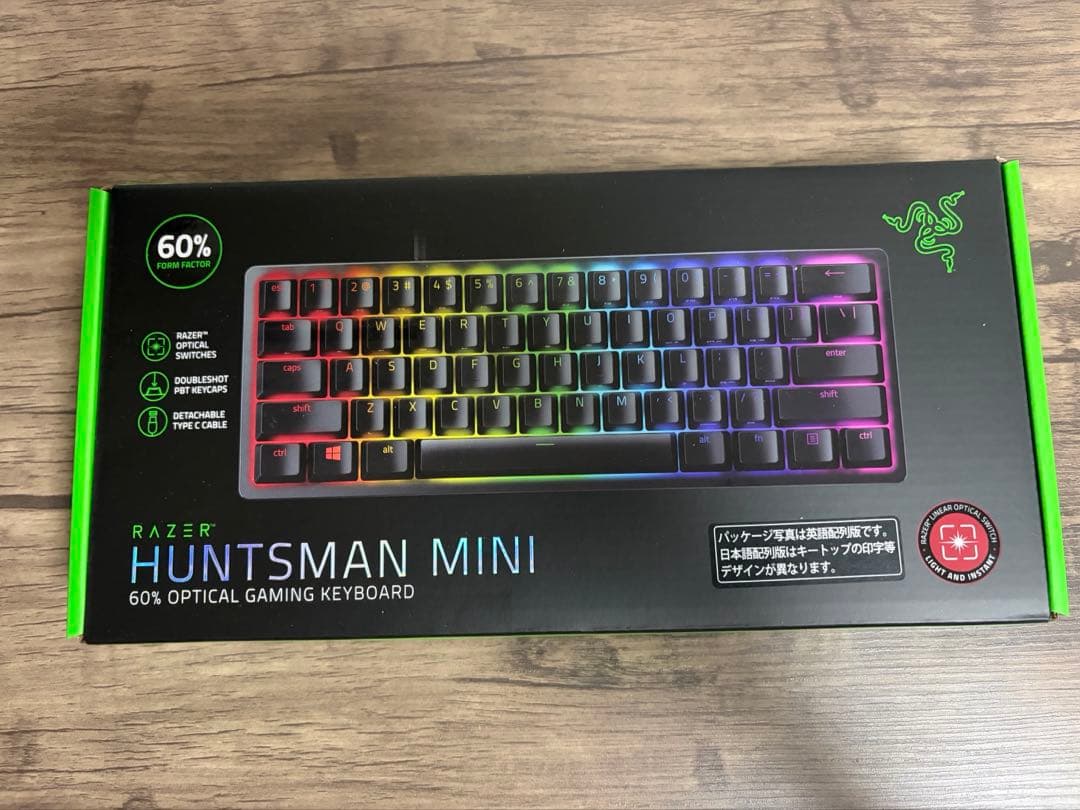 【極美品】Razer Huntsman Mini JP 日本語リニア光学スイッチ