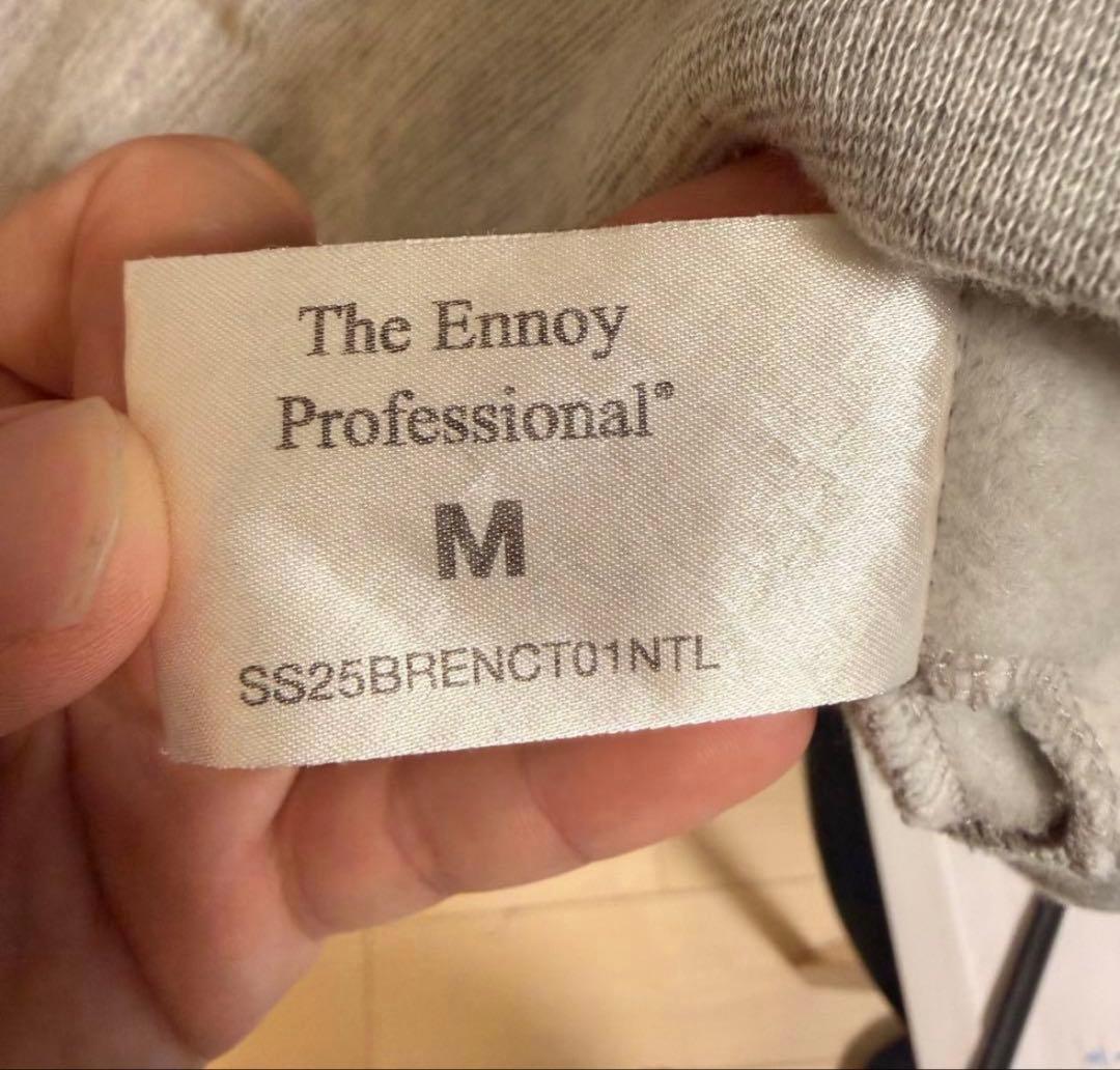 ennoy 2025SS スウェット　グレー　M