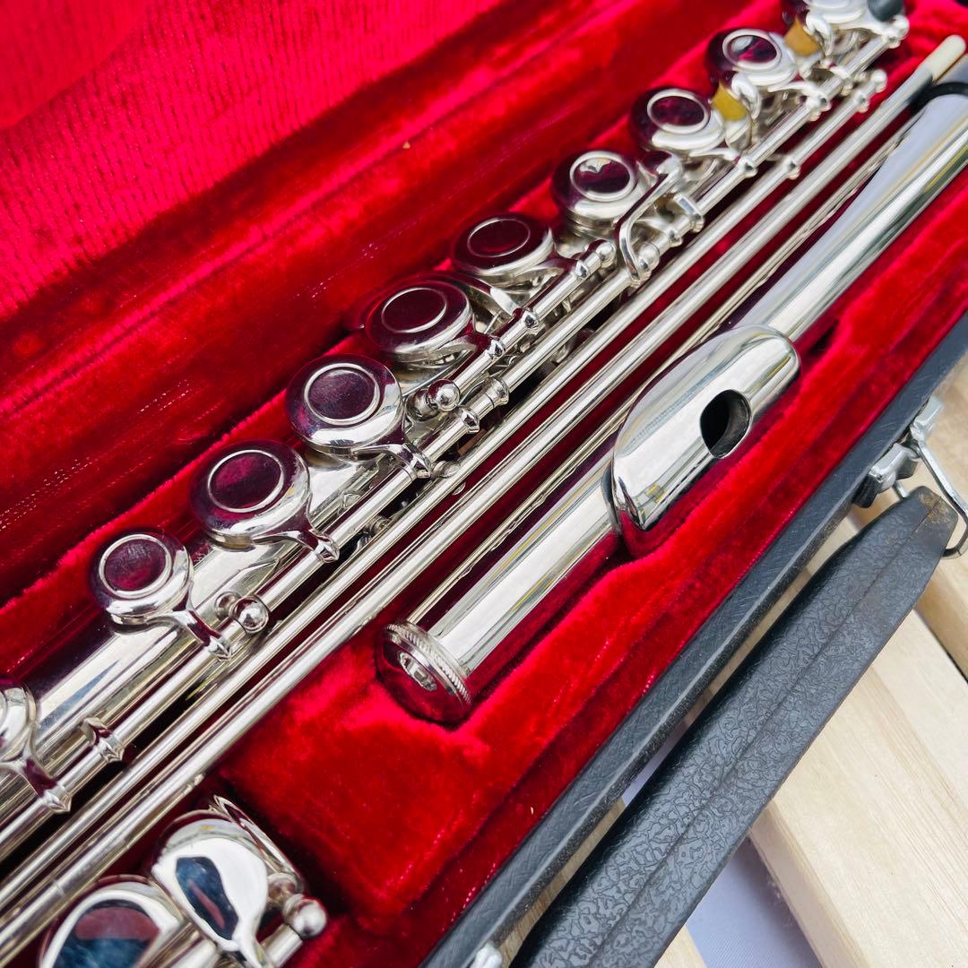 フルート　フルメッキ　美品