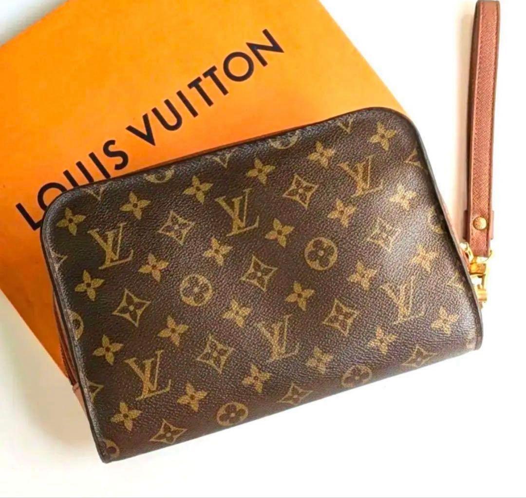 Louis Vuitton モノグラム クラッチバッグ　ベタなし