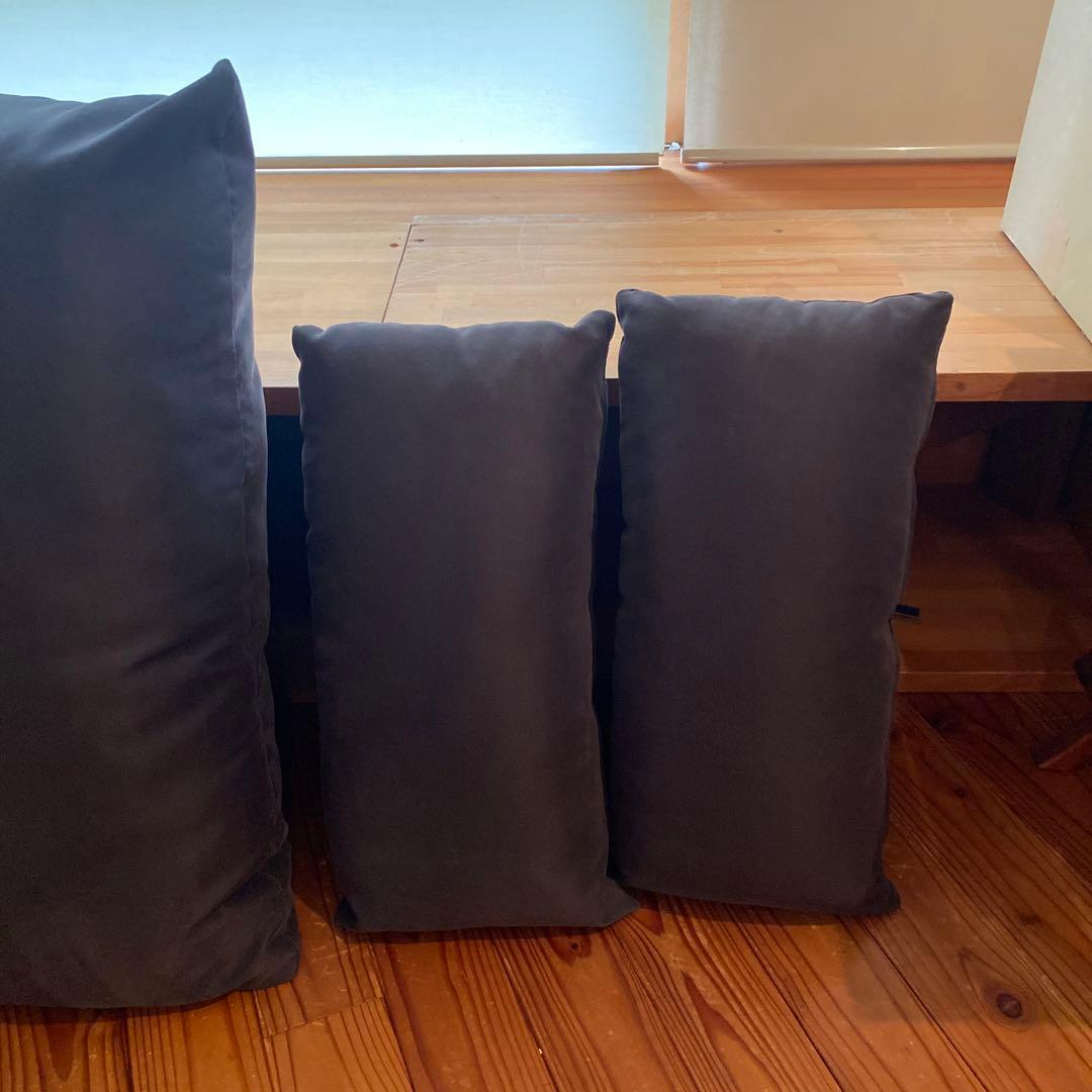 kuro0919【ソーデルハムン】3人掛けソファ クッションアームレスト付