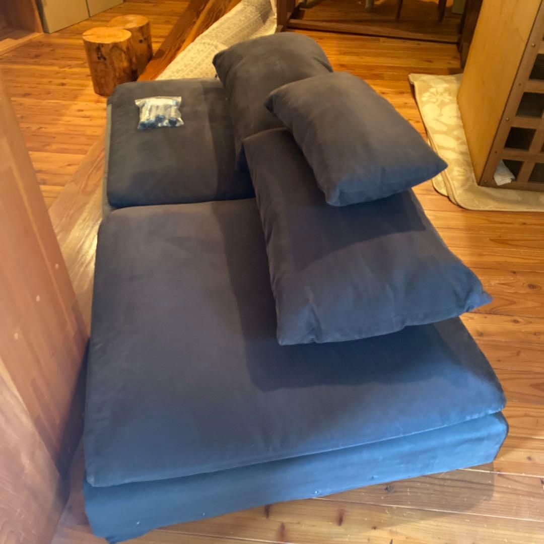 kuro0919【ソーデルハムン】3人掛けソファ クッションアームレスト付