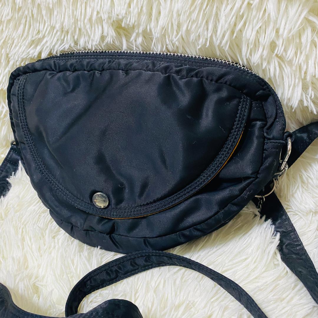 PORTER ポーター タンカー ハーフムーンショルダーバッグ ブラック