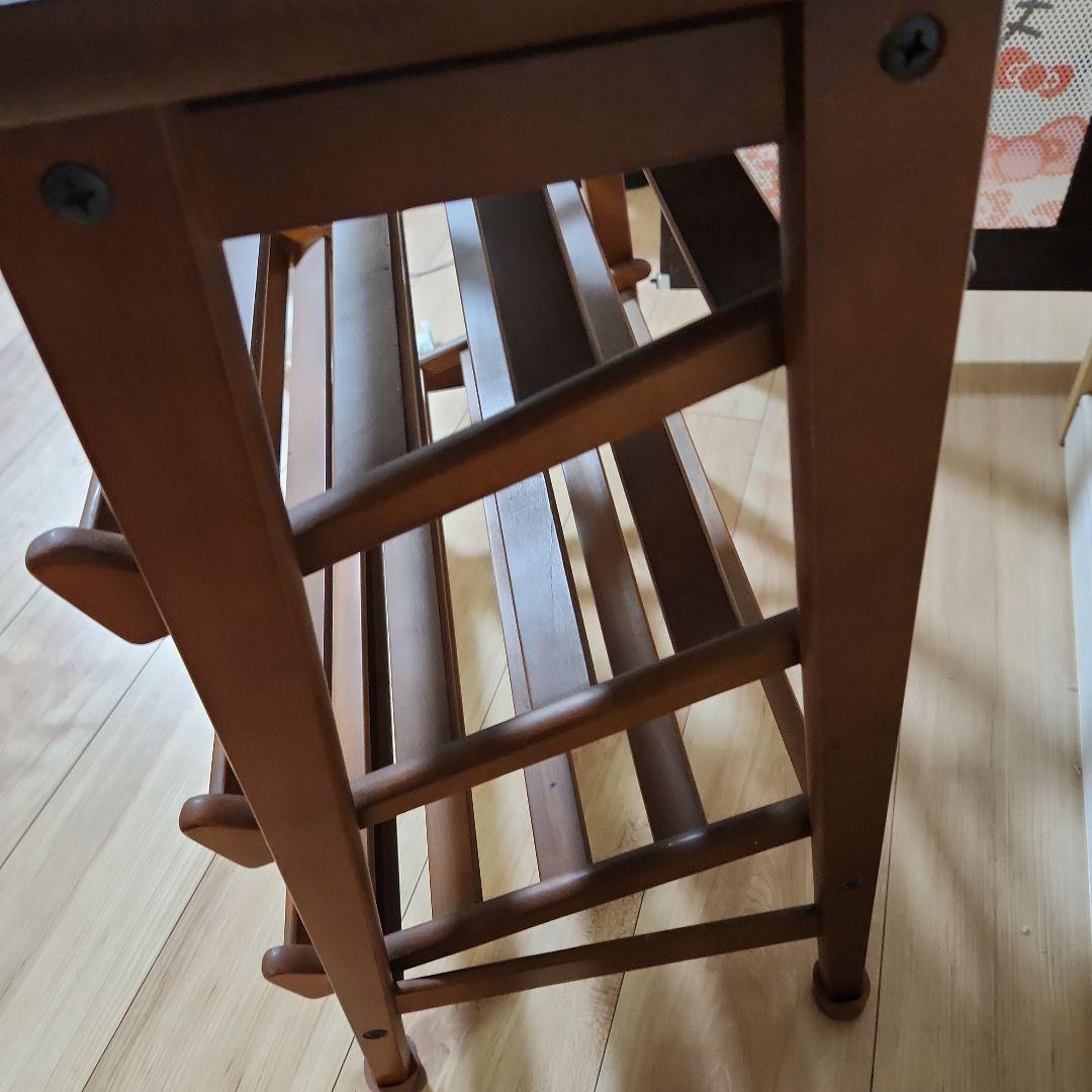 カリモク　スリッパラック　マガジンラック　サイドテーブル