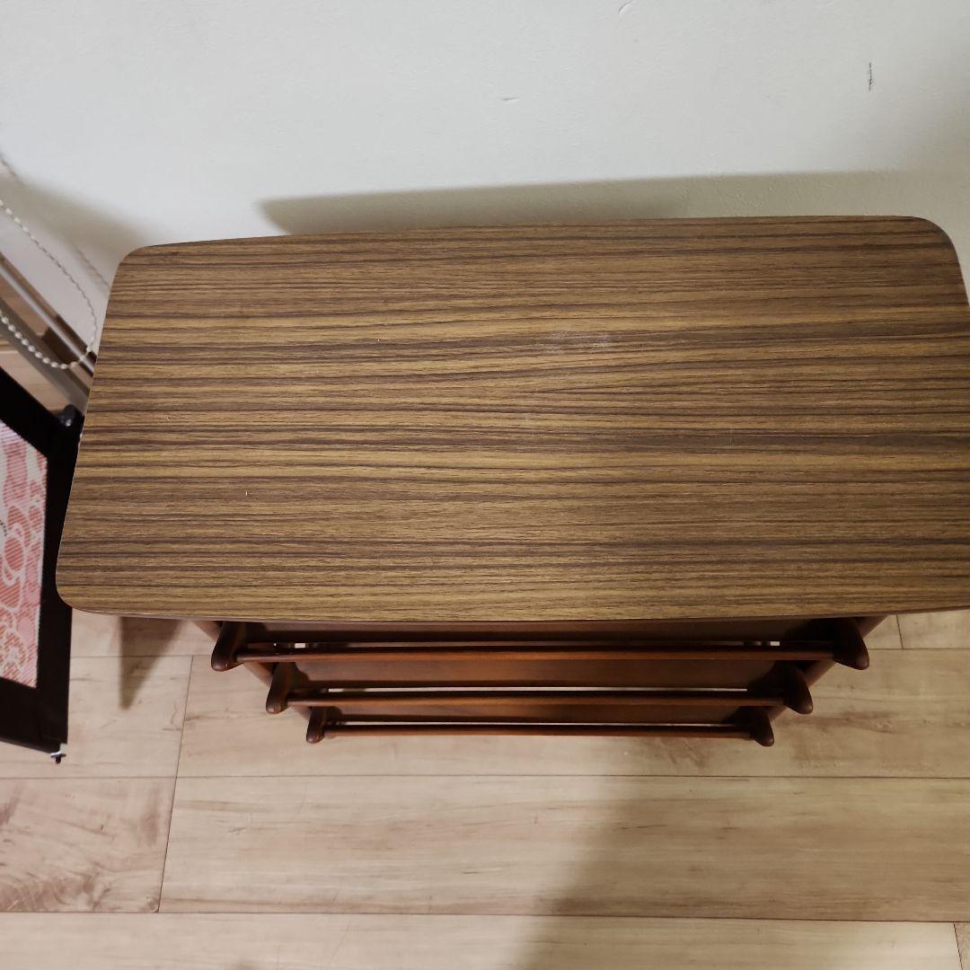 カリモク　スリッパラック　マガジンラック　サイドテーブル