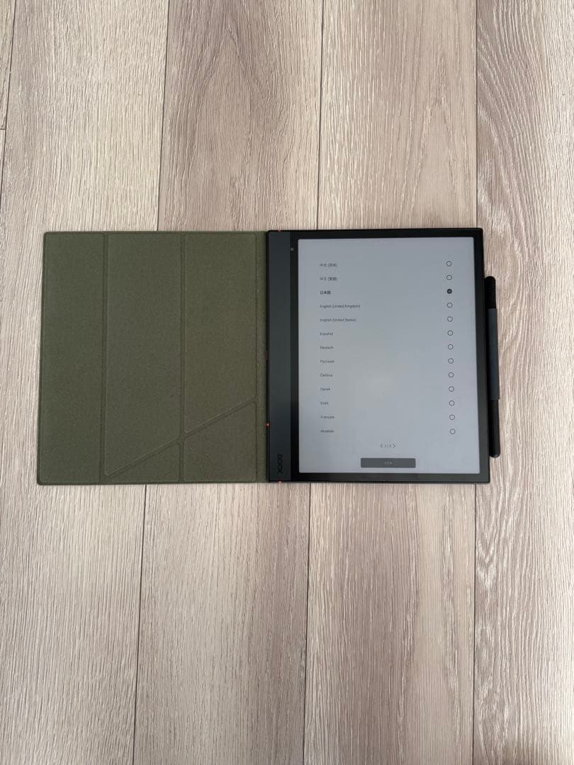 BOOX Note Air 4C タブレット　純正ケース　純正フィルム付き