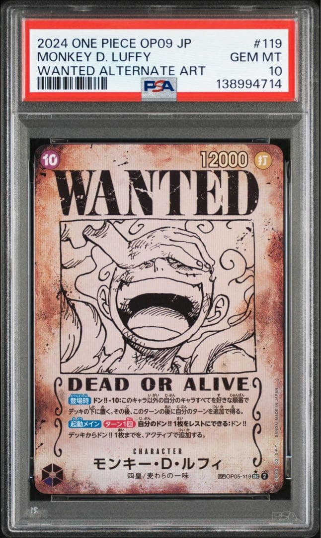PSA10 ルフィ　ニカ　PSA10
