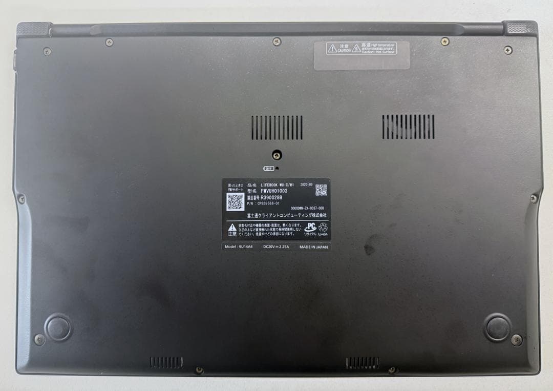 LIFEBOOK FH/WU1003 ノートPC 本体