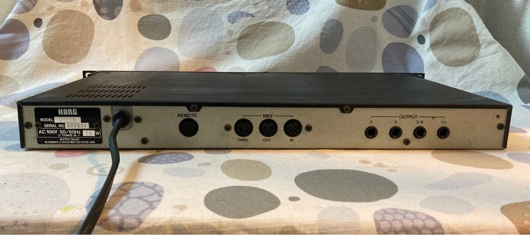 KORG 03R/W 音源モジュール【動作品】1Uラック（説明書付）