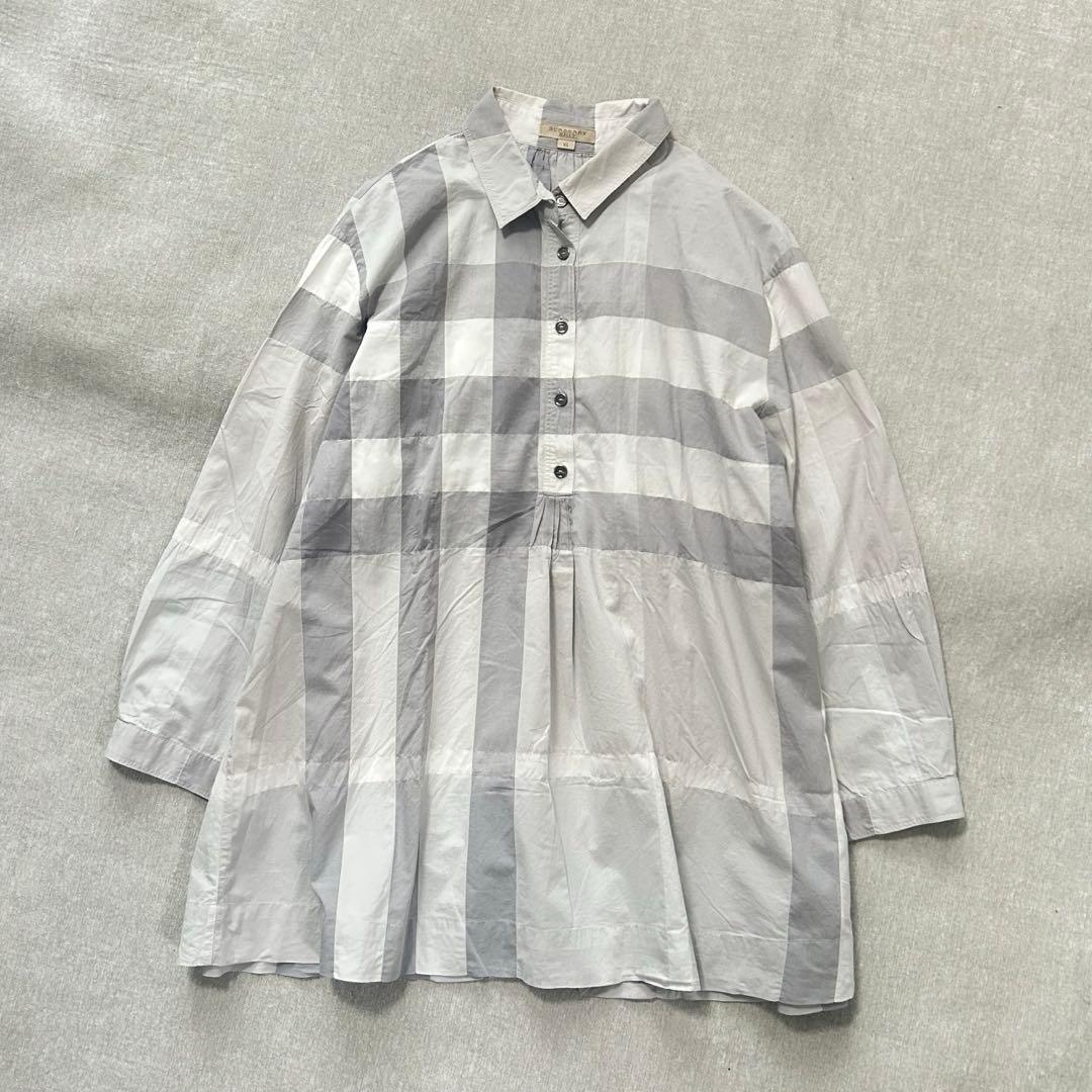 BURBERRY BRIT⭐︎バーバリーノバチェック プルオーバーシャツ XL
