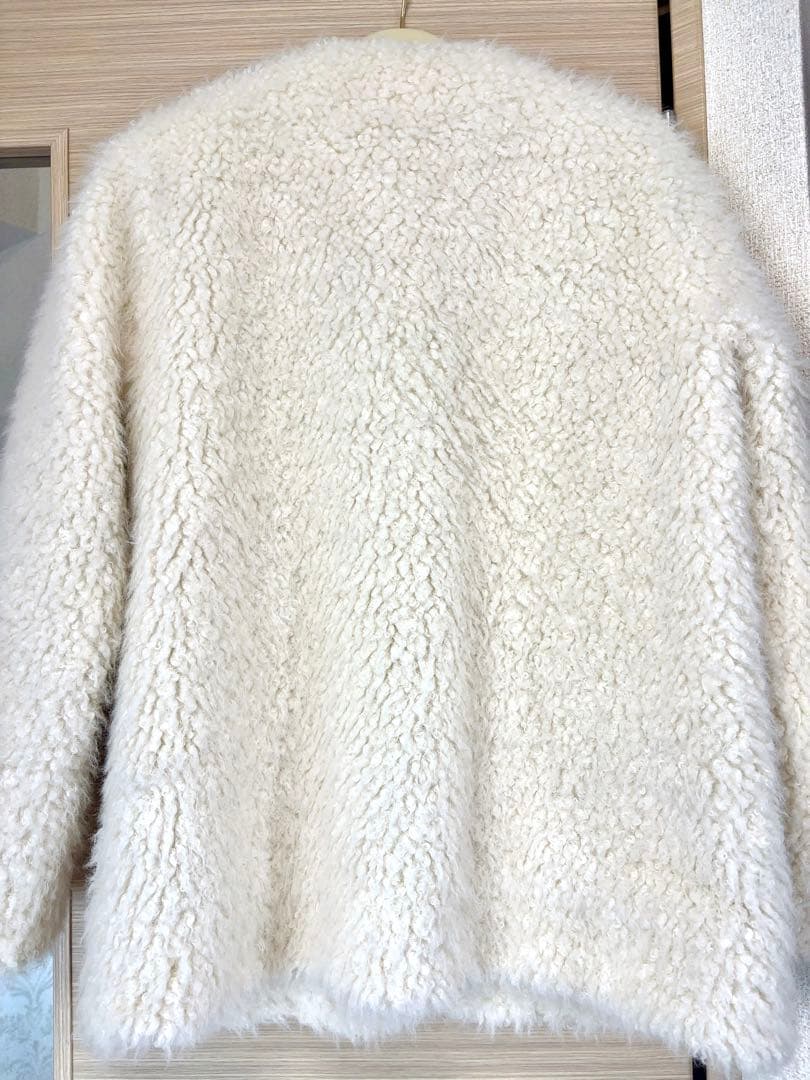 herlipto  Faux Fur Coat ecru Sサイズ