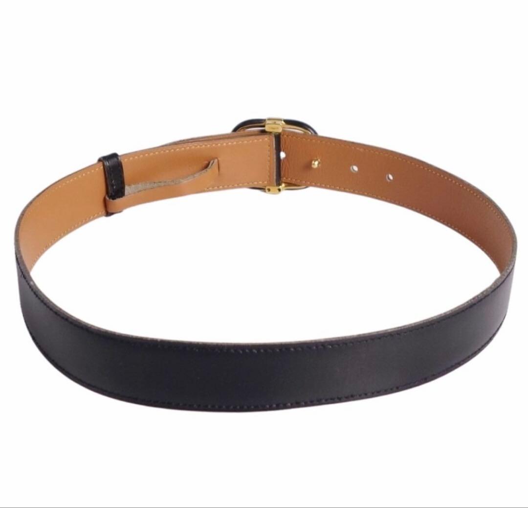 エルメス　ベルト　65 ヴィンテージ　ブラックゴールド