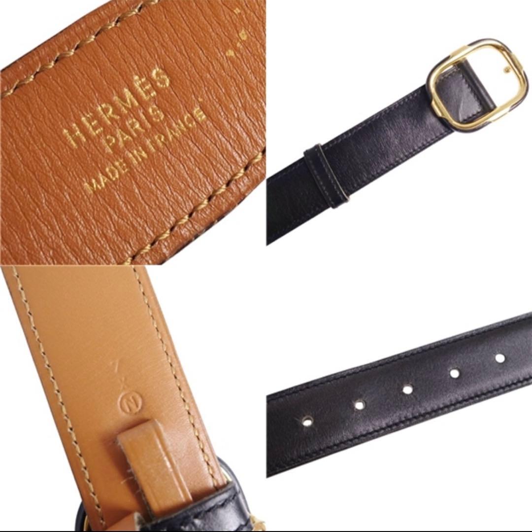 エルメス　ベルト　65 ヴィンテージ　ブラックゴールド