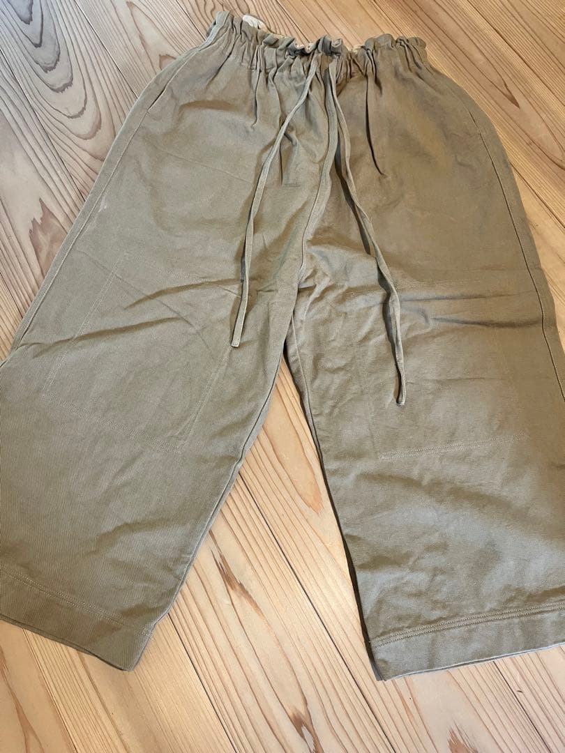 ICHI Antiquites イチアンティークス 琴平炊きワイドパンツ