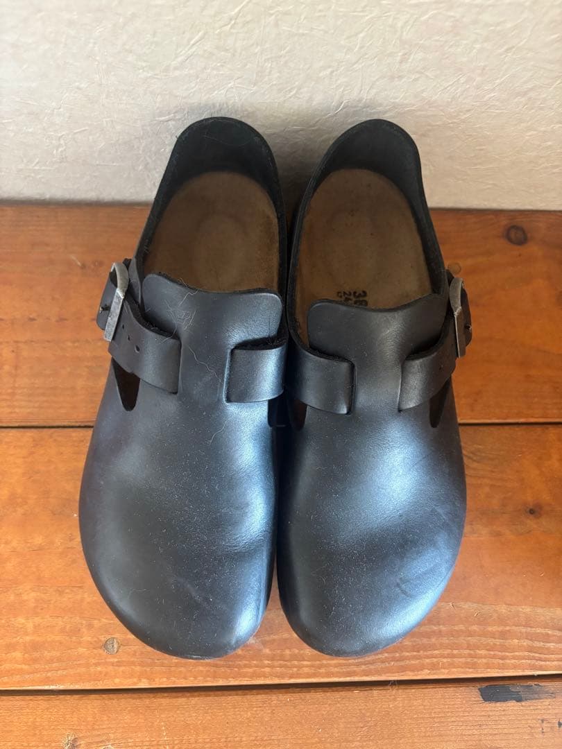 ビルケンシュトック　黒　38 ボストン　ビルケン