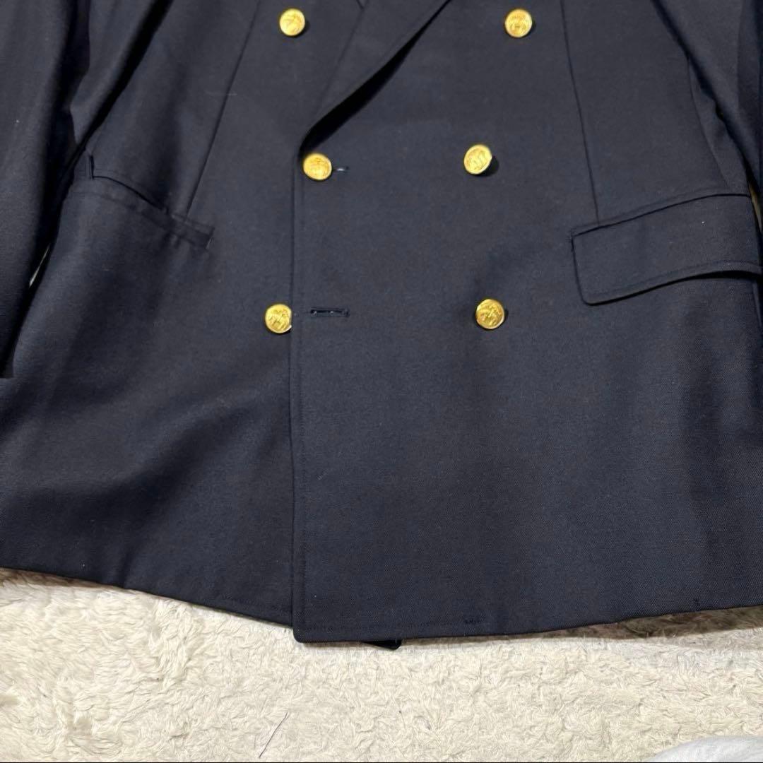 Brooks Brothers 紺ブレザー ダブルブレスト 金ボタン ウール L