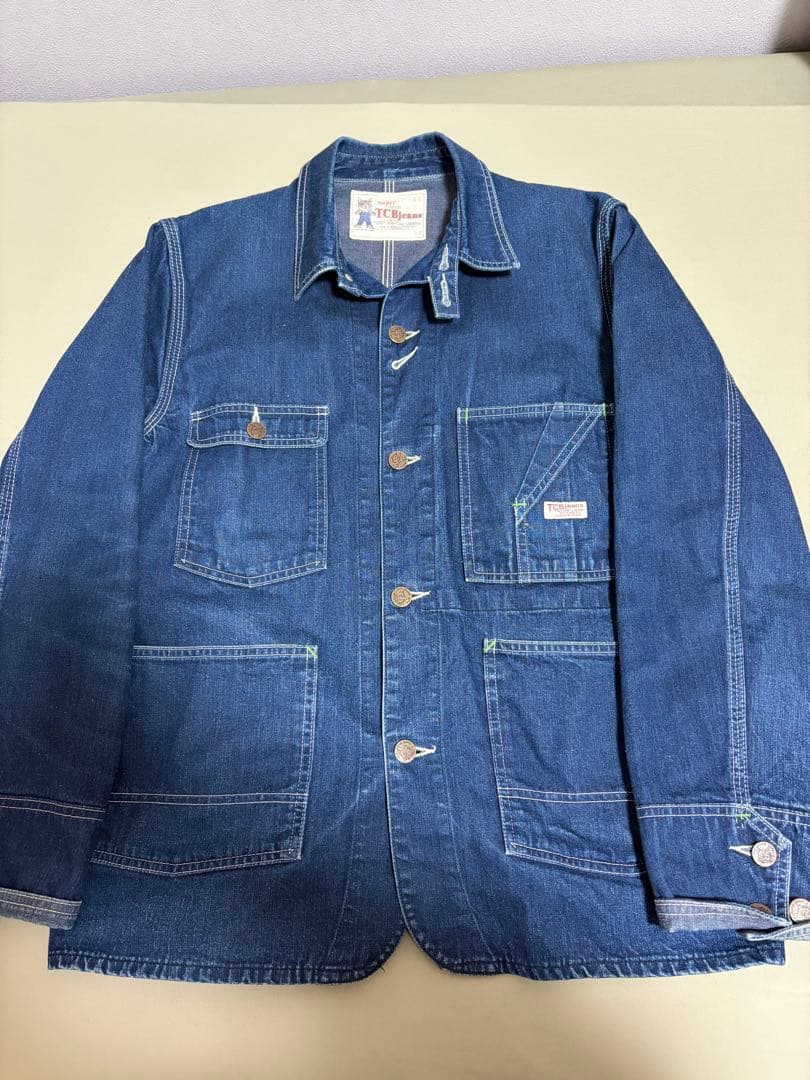 TCB Jeans Tabby's Jacketデニムカバーオール サイズ38