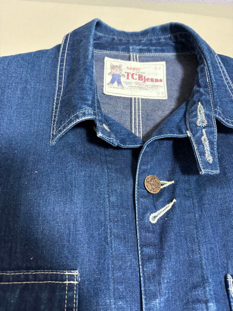 TCB Jeans Tabby's Jacketデニムカバーオール サイズ38