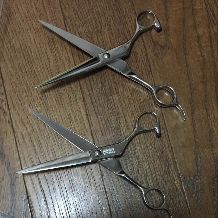 水谷 シザー 刈り込み(丸い方)&仕上げ(鋭い方)