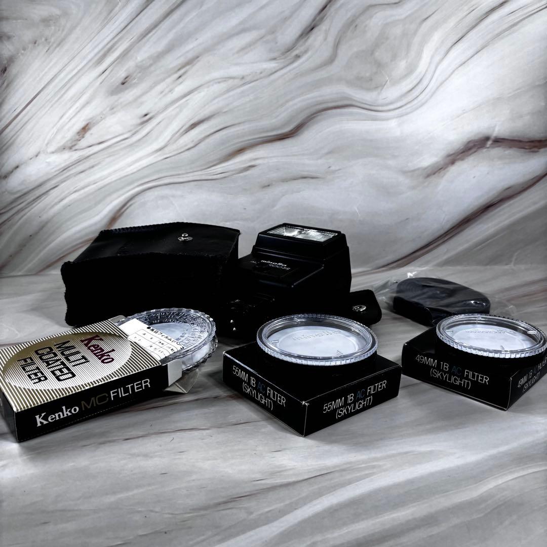 ミノルタ　XD 一眼レフ　付属品多数 ジャンク ケース　レンズ