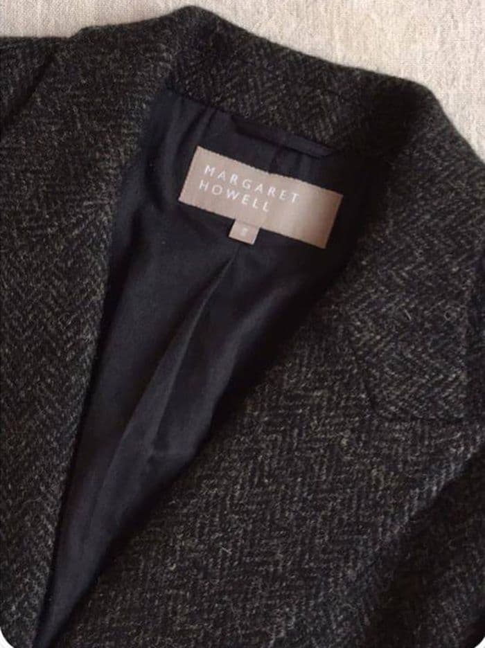 MARGARET HOWELL ハリスツイード ヘリンボーンテーラードジャケット